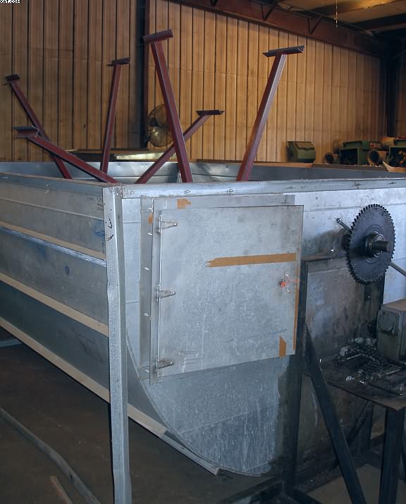 CUSTOM BUILT Metal Reserve Hopper,